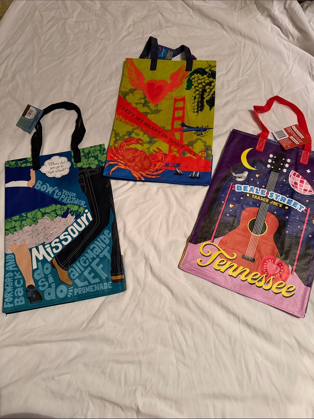 Trader Joe’s Reusable State Bags – 3-Bag Bundle